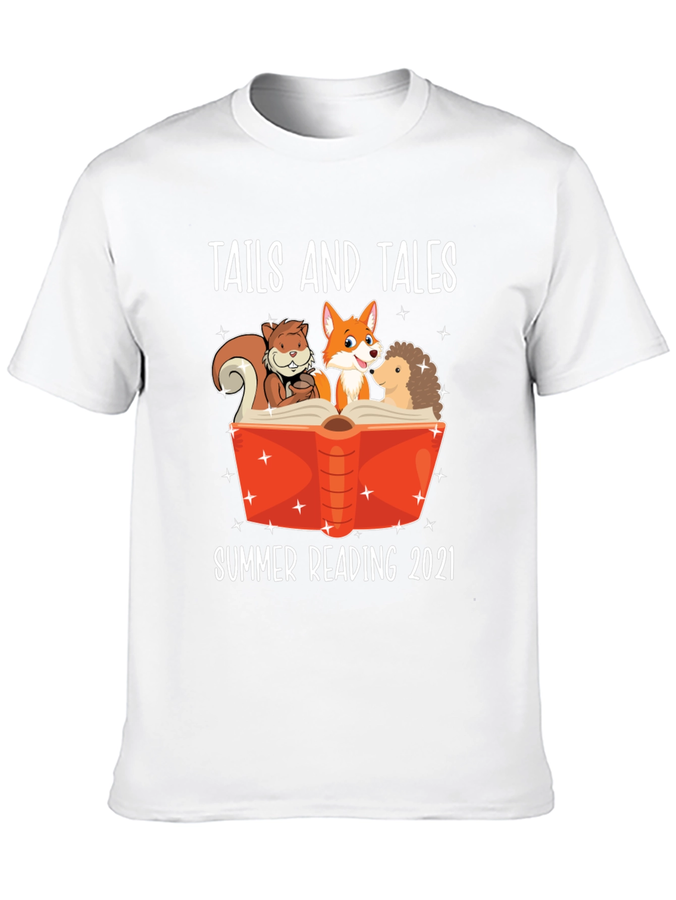 Tails and Tales Summer Reading 2021 T-Shirt