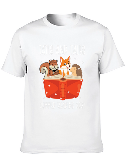 Tails and Tales Summer Reading 2021 T-Shirt