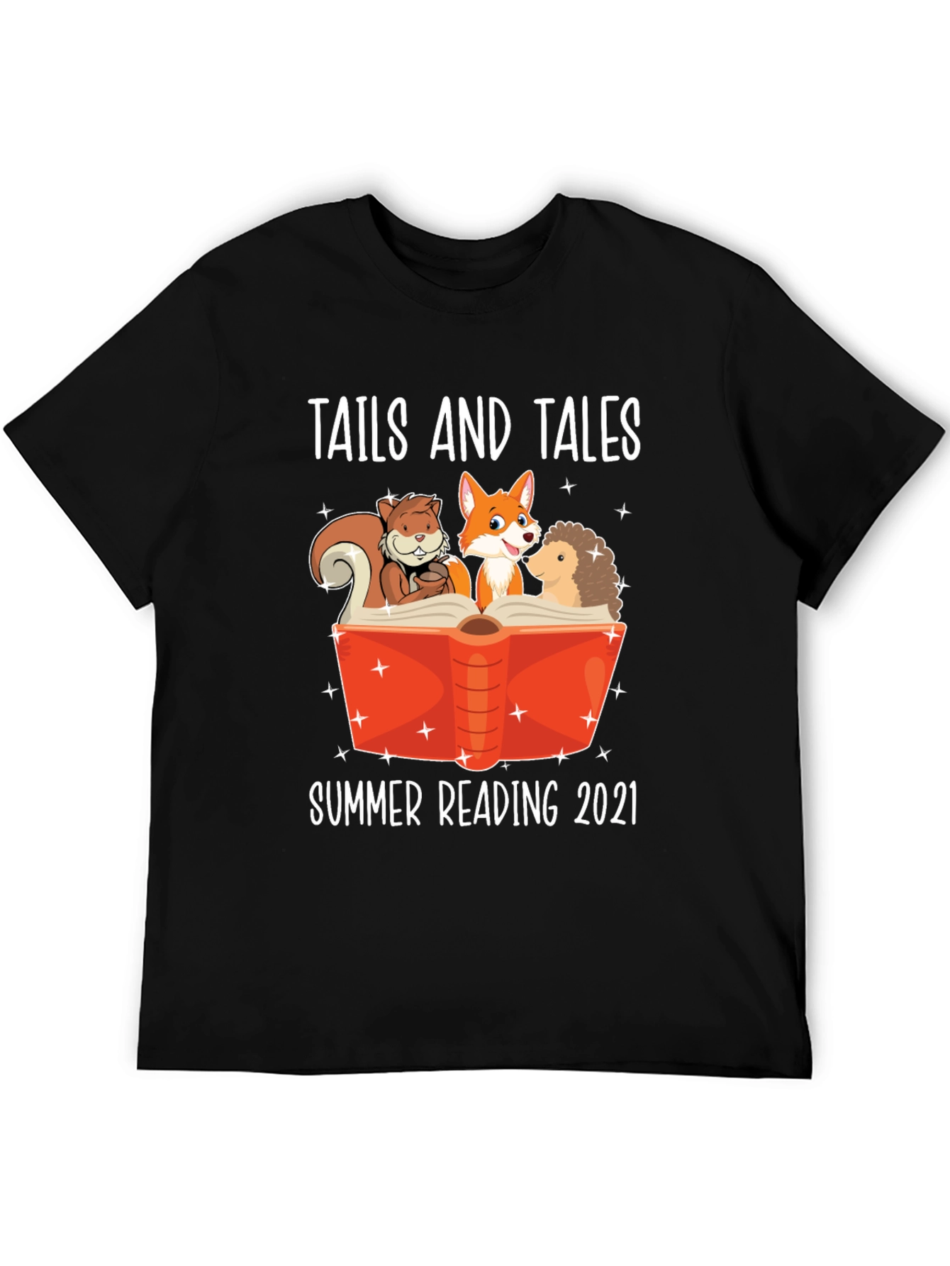 Tails and Tales Summer Reading 2021 T-Shirt
