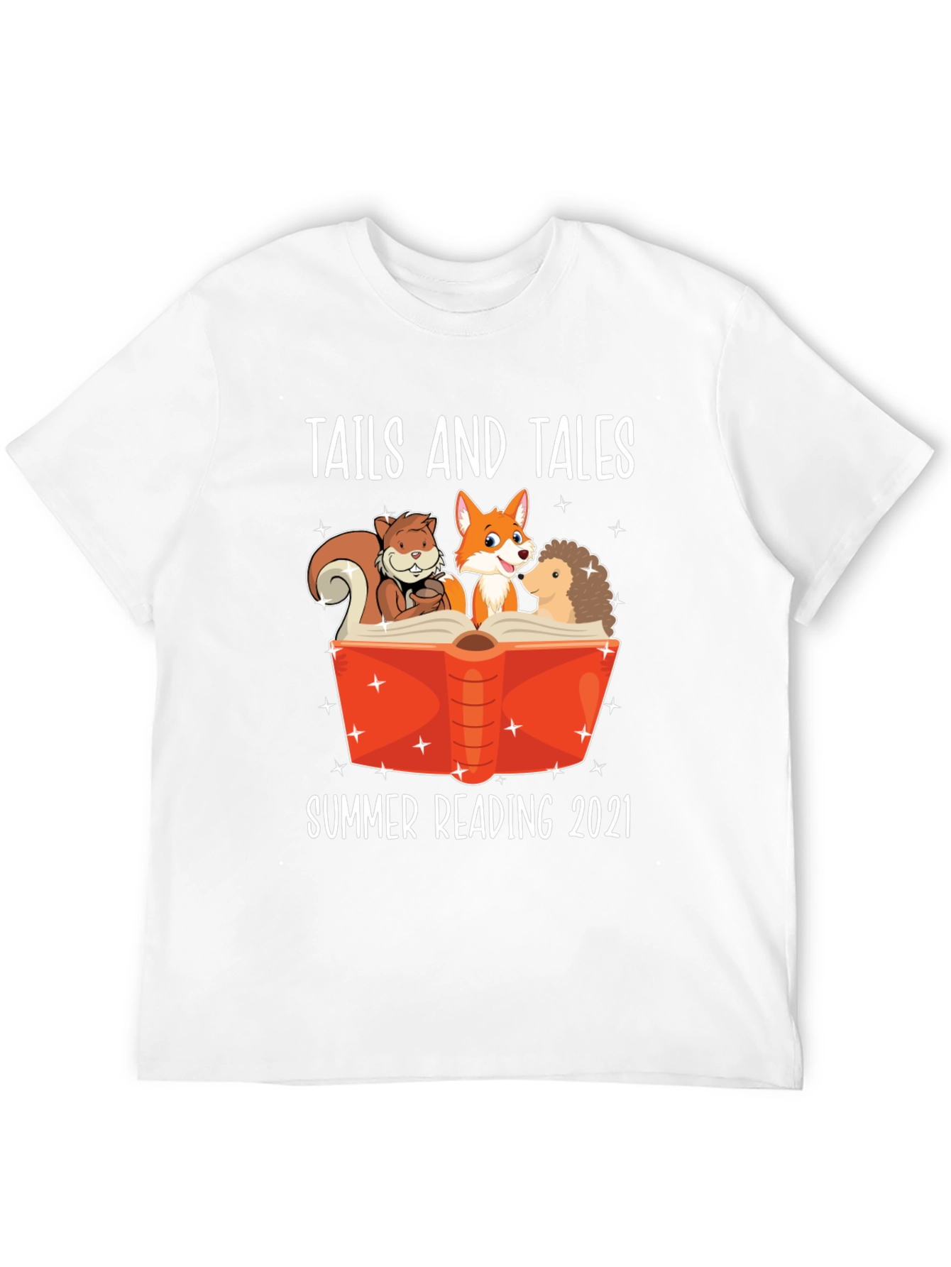 Tails and Tales Summer Reading 2021 T-Shirt