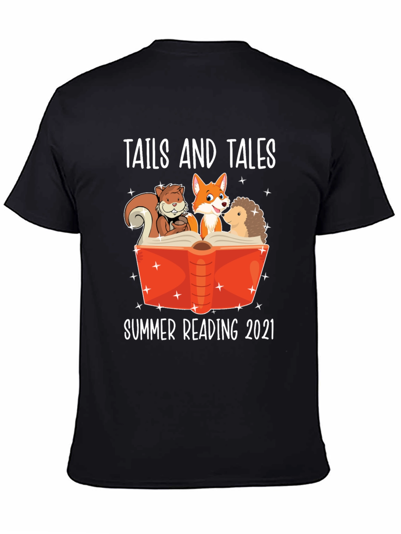 Tails and Tales Summer Reading 2021 T-Shirt