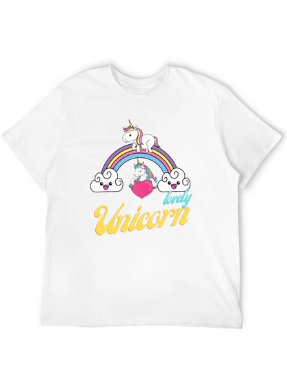 Unicorn Rainbow Graphic T-Shirt