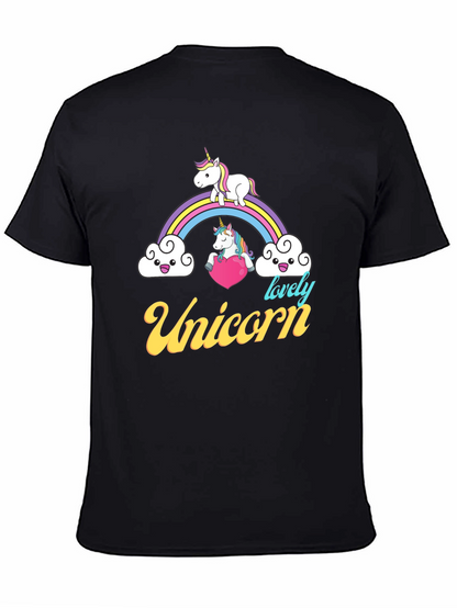 Unicorn Rainbow Graphic T-Shirt