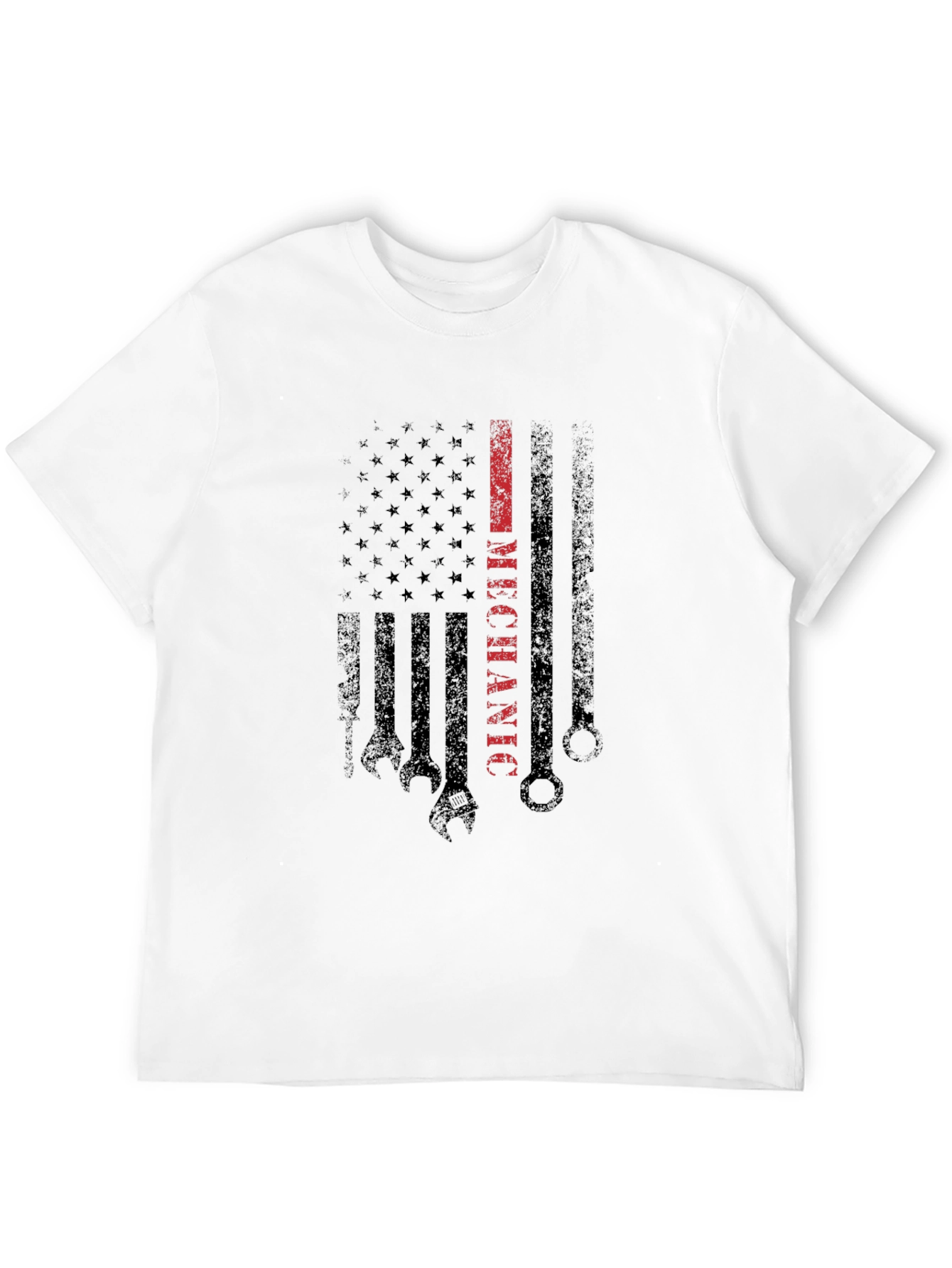 Mechanic American Flag T-Shirt