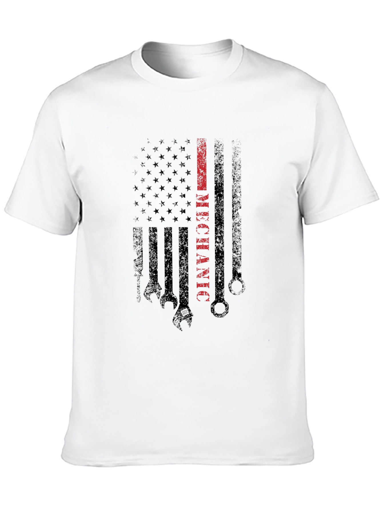 Mechanic American Flag T-Shirt