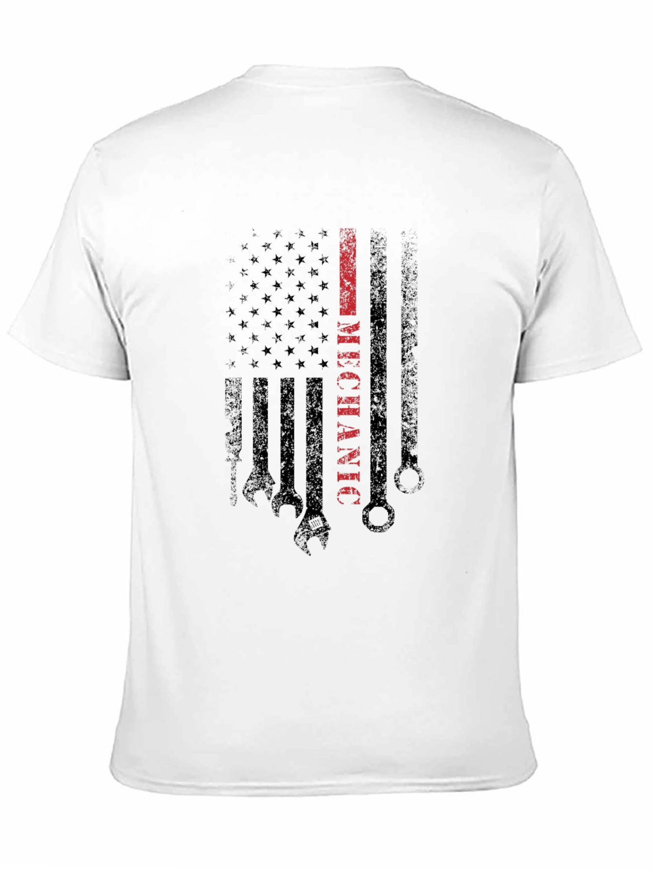 Mechanic American Flag T-Shirt