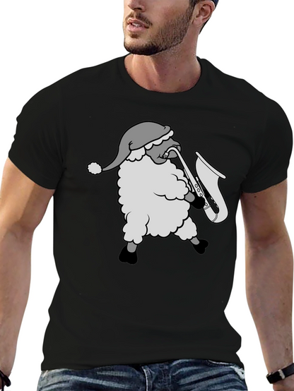 Santa Saxophone T-Shirt - Holiday Groove