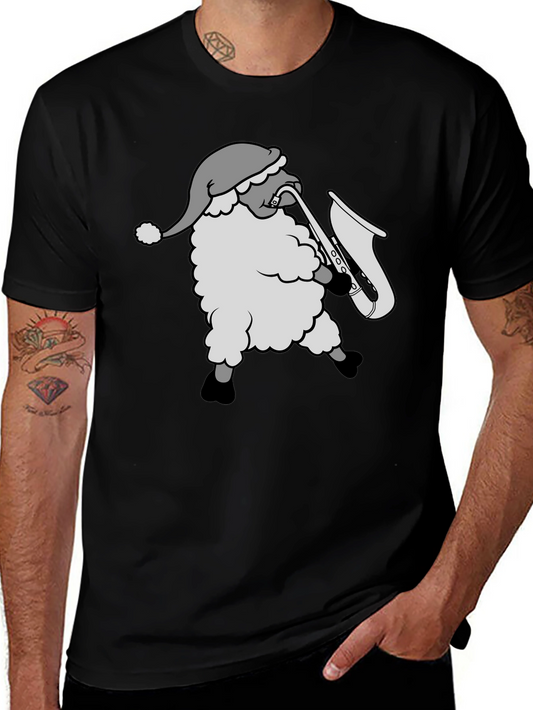 Santa Saxophone T-Shirt - Holiday Groove