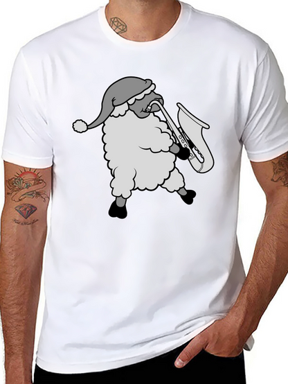 Santa Saxophone T-Shirt - Holiday Groove