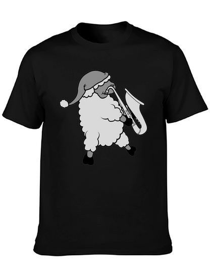 Santa Saxophone T-Shirt - Holiday Groove