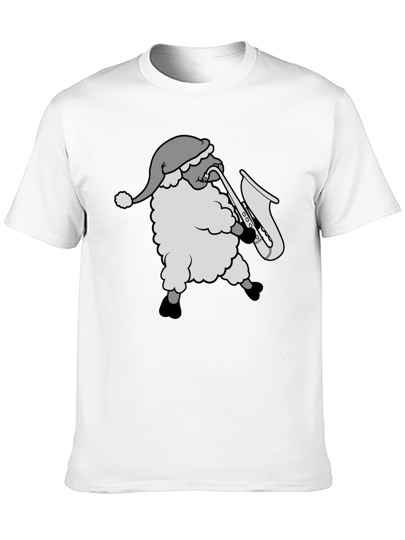 Santa Saxophone T-Shirt - Holiday Groove