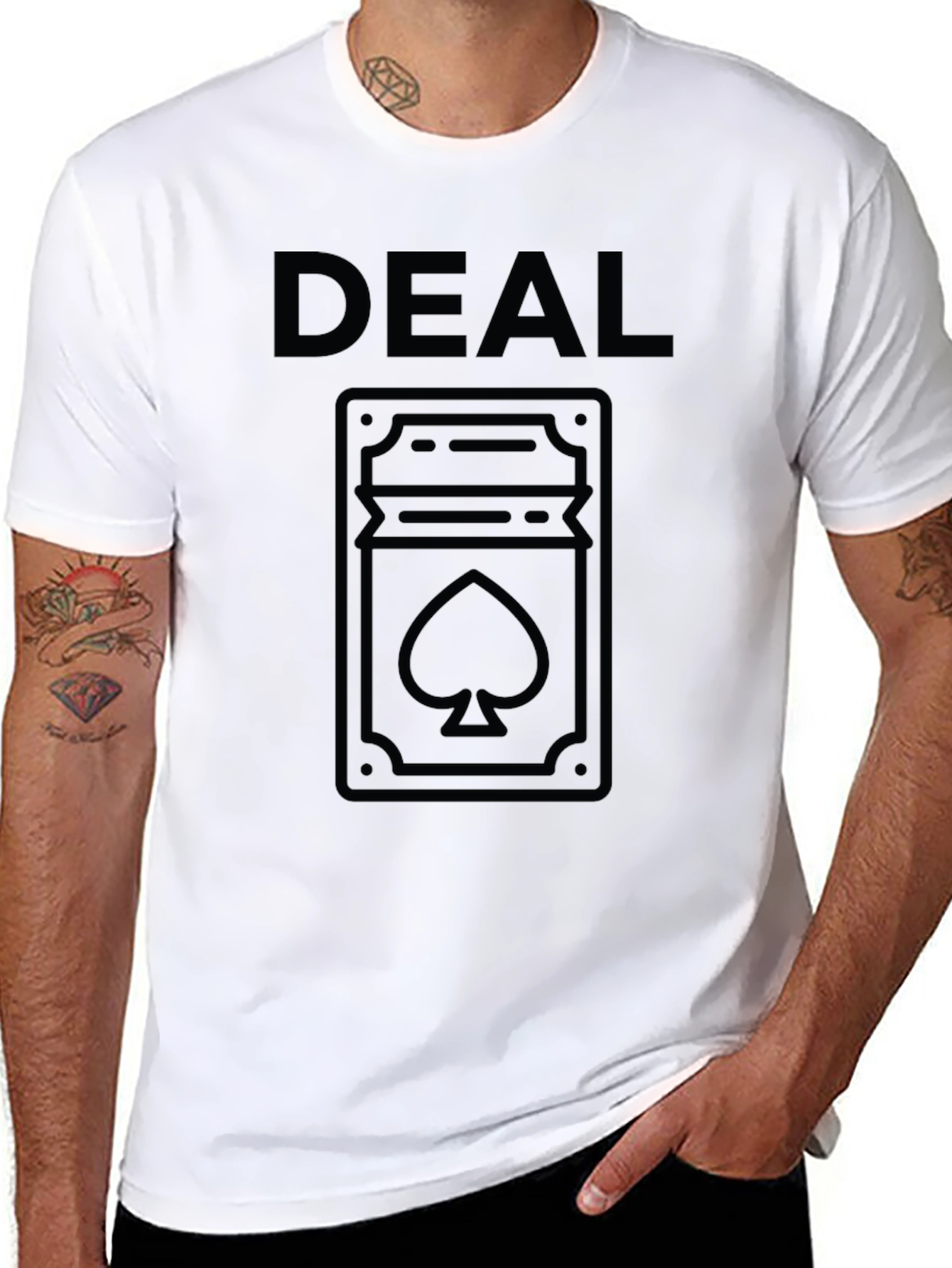 Deal Spade Card Graphic Tee
