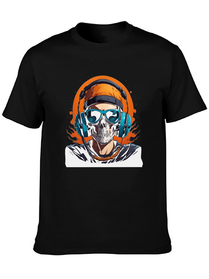 Skull DJ Graphic Tee - Cool Music Lovers T-Shirt