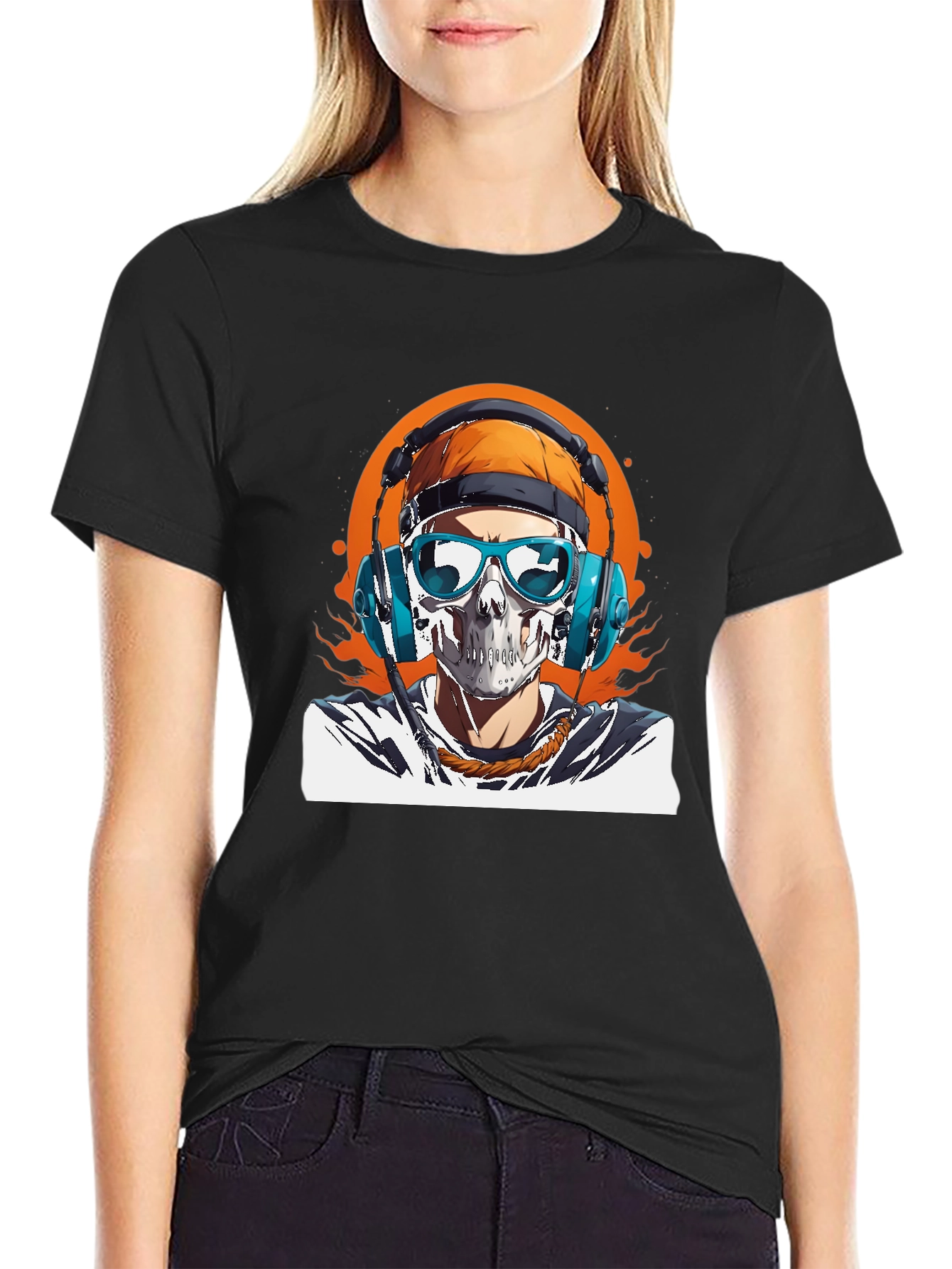 Skull DJ Graphic Tee - Cool Music Lovers T-Shirt