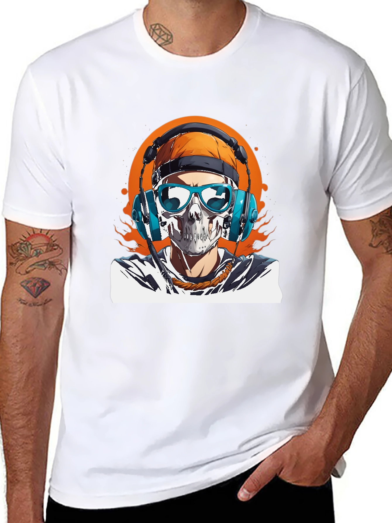 Skull DJ Graphic Tee - Cool Music Lovers T-Shirt