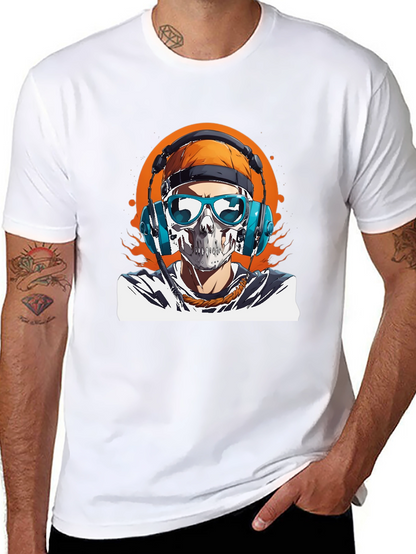 Skull DJ Graphic Tee - Cool Music Lovers T-Shirt