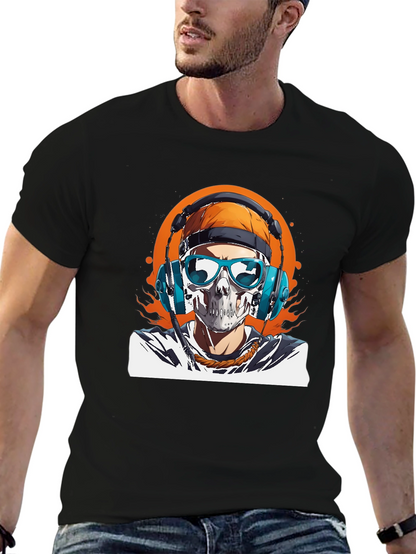 Skull DJ Graphic Tee - Cool Music Lovers T-Shirt