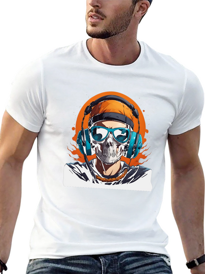 Skull DJ Graphic Tee - Cool Music Lovers T-Shirt