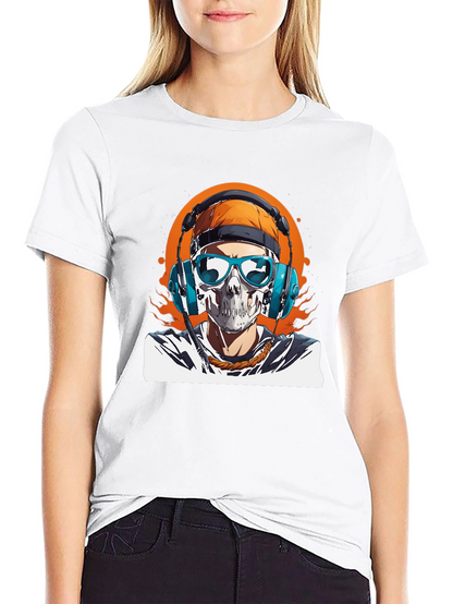 Skull DJ Graphic Tee - Cool Music Lovers T-Shirt
