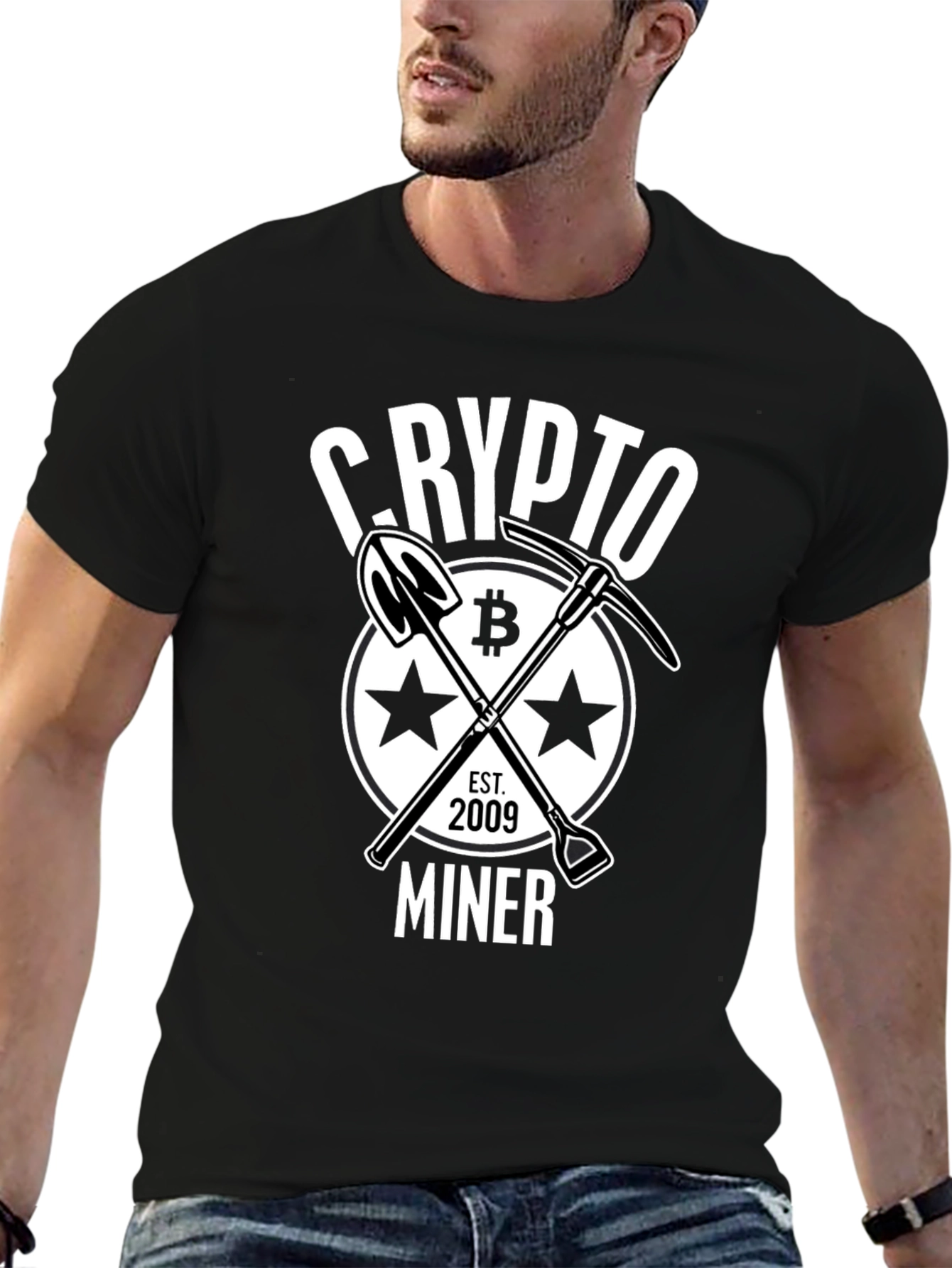 Crypto Miner Bitcoin Graphic Tee - Est. 2009