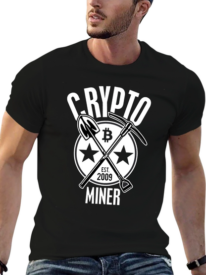 Crypto Miner Bitcoin Graphic Tee - Est. 2009