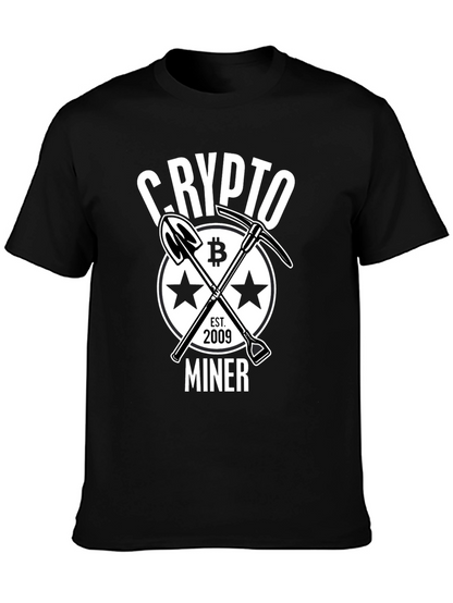 Crypto Miner Bitcoin Graphic Tee - Est. 2009