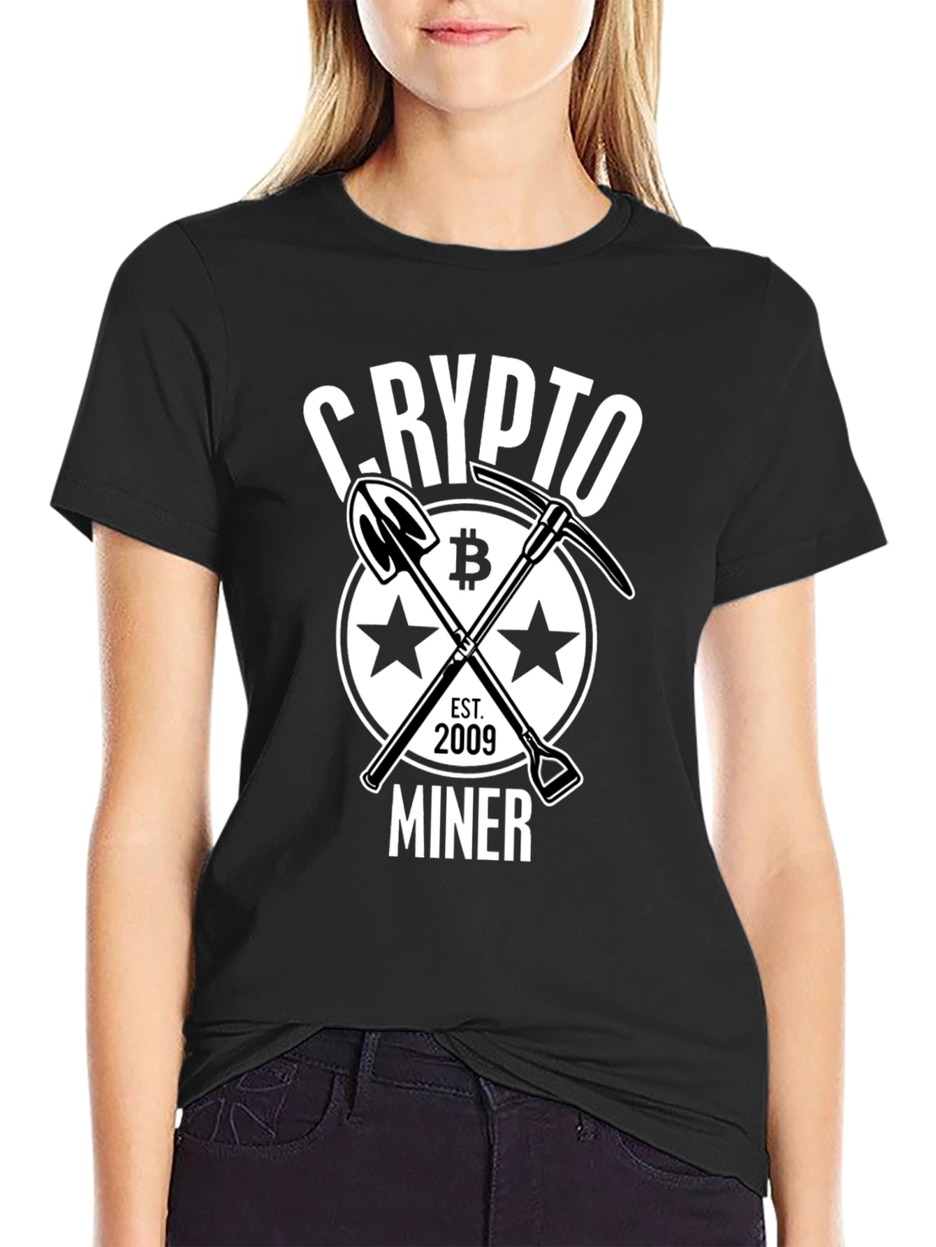 Crypto Miner Bitcoin Graphic Tee - Est. 2009