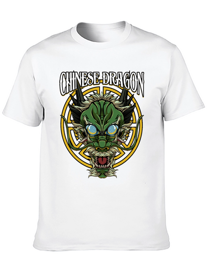 Chinese Dragon Graphic T-Shirt - Black