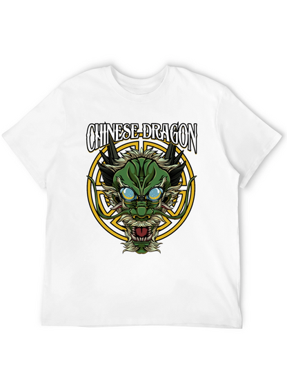 Chinese Dragon Graphic T-Shirt - Black