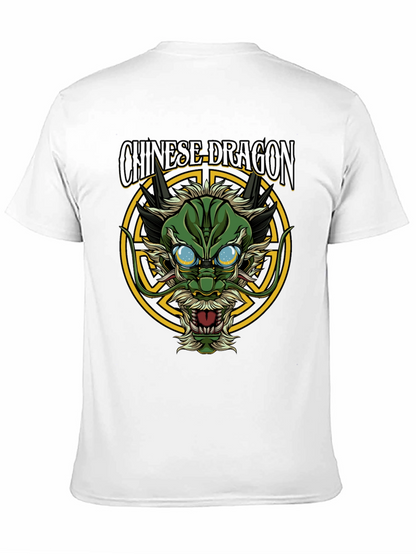 Chinese Dragon Graphic T-Shirt - Black