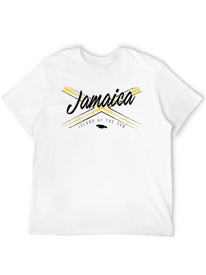 Jamaica Island of the Sun Black T-Shirt