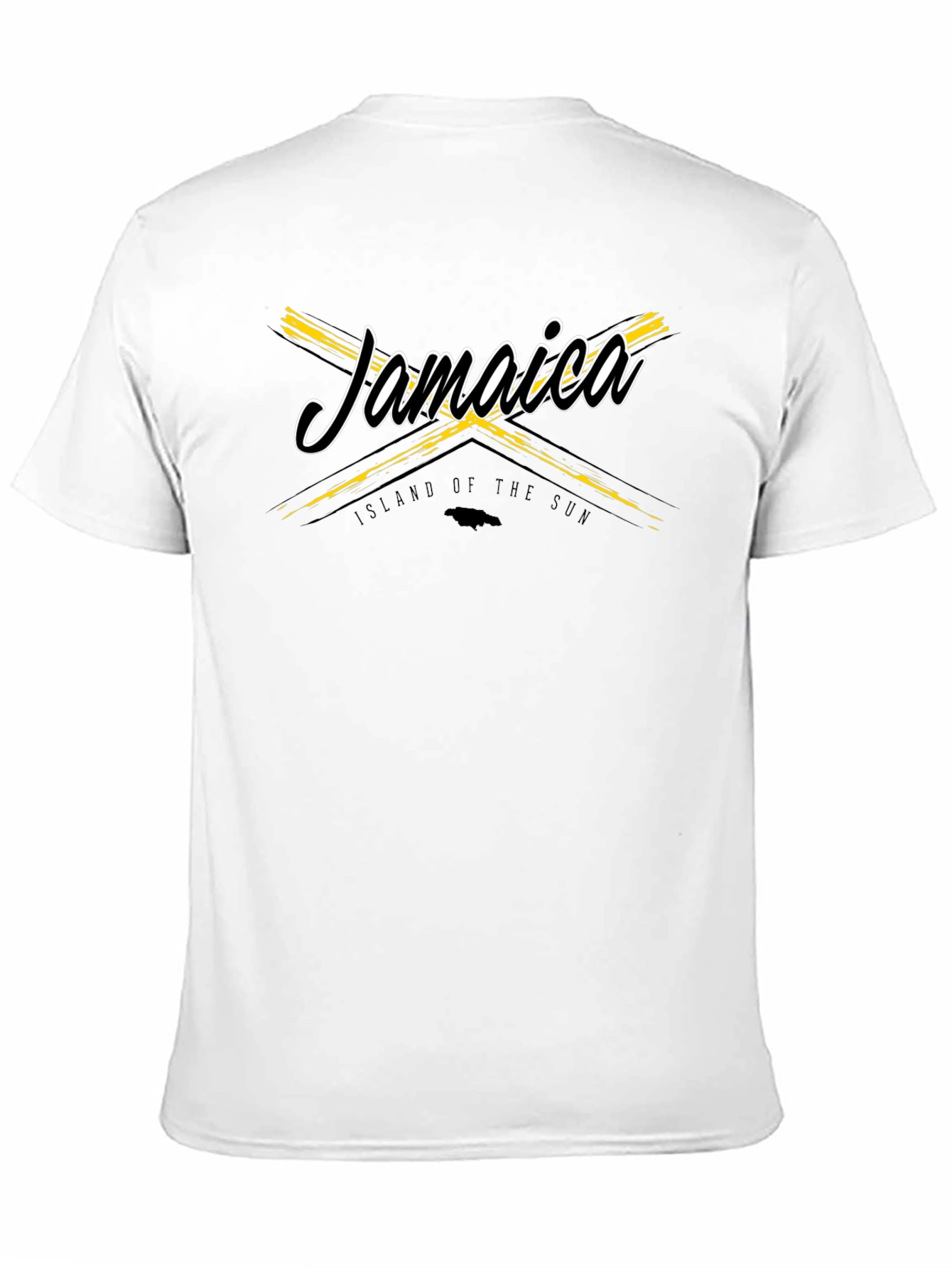 Jamaica Island of the Sun Black T-Shirt