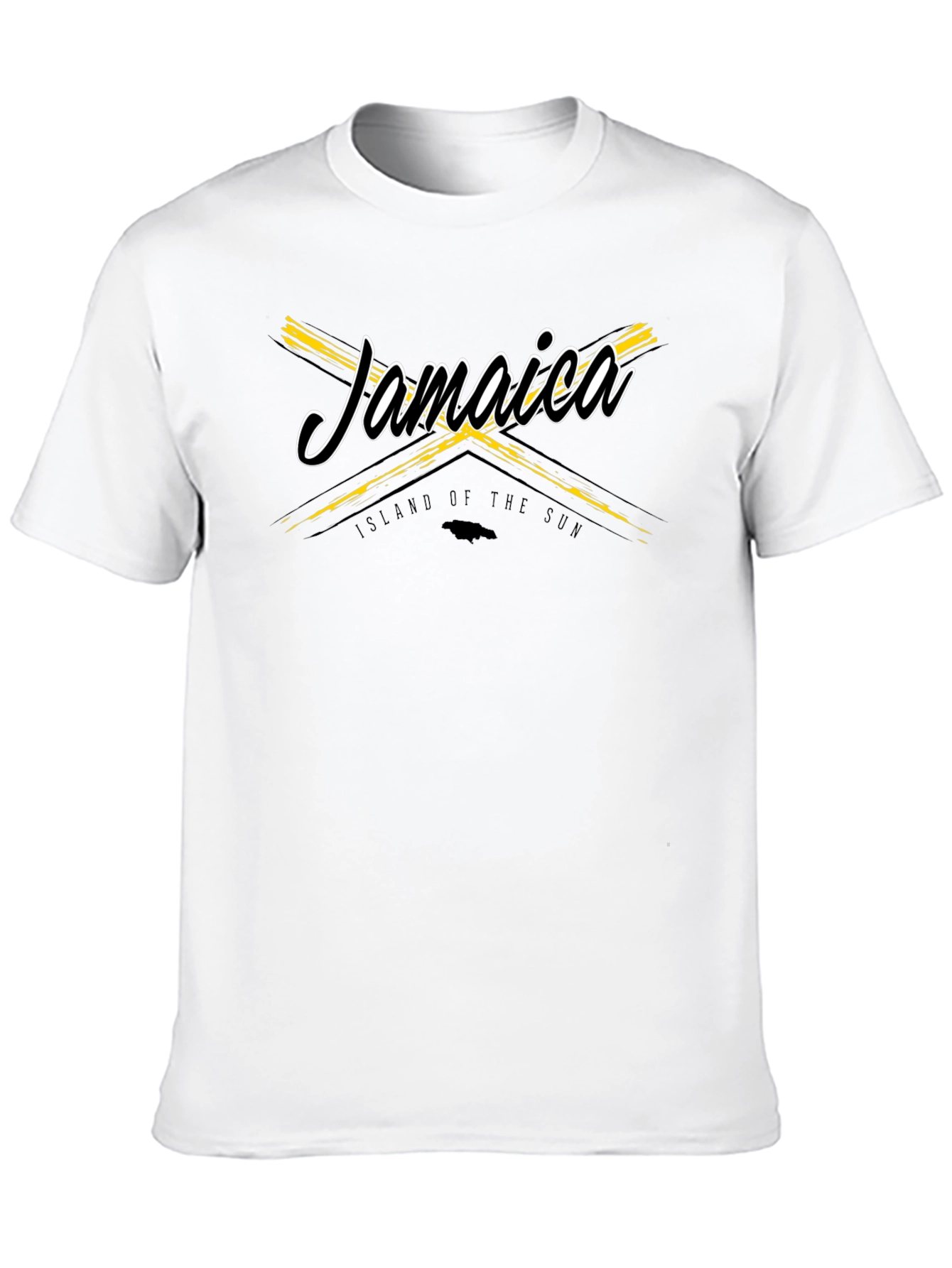Jamaica Island of the Sun Black T-Shirt