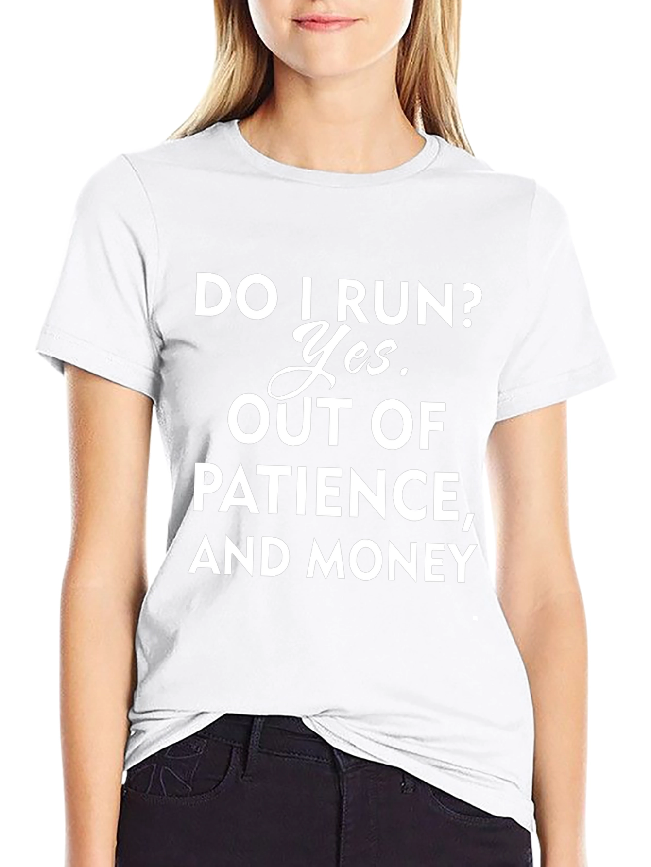 Funny Do I Run? Graphic T-Shirt