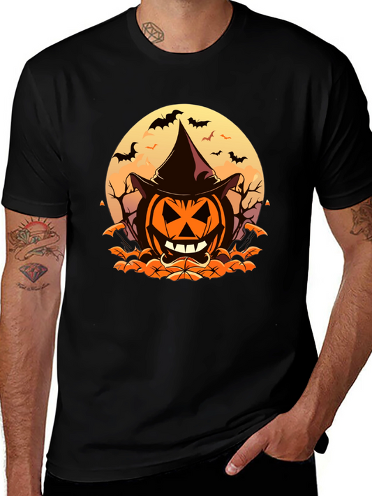 Halloween Pumpkin Witch T-Shirt - Spooky Season