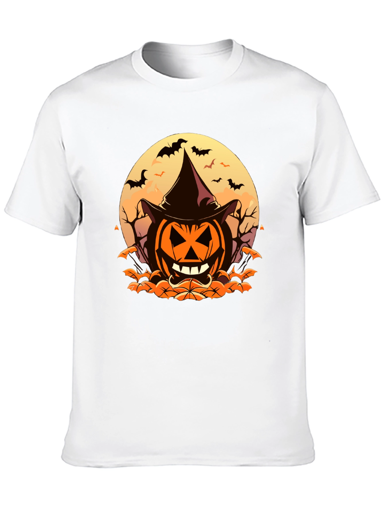 Halloween Pumpkin Witch T-Shirt - Spooky Season