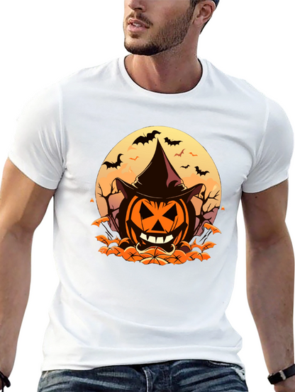 Halloween Pumpkin Witch T-Shirt - Spooky Season