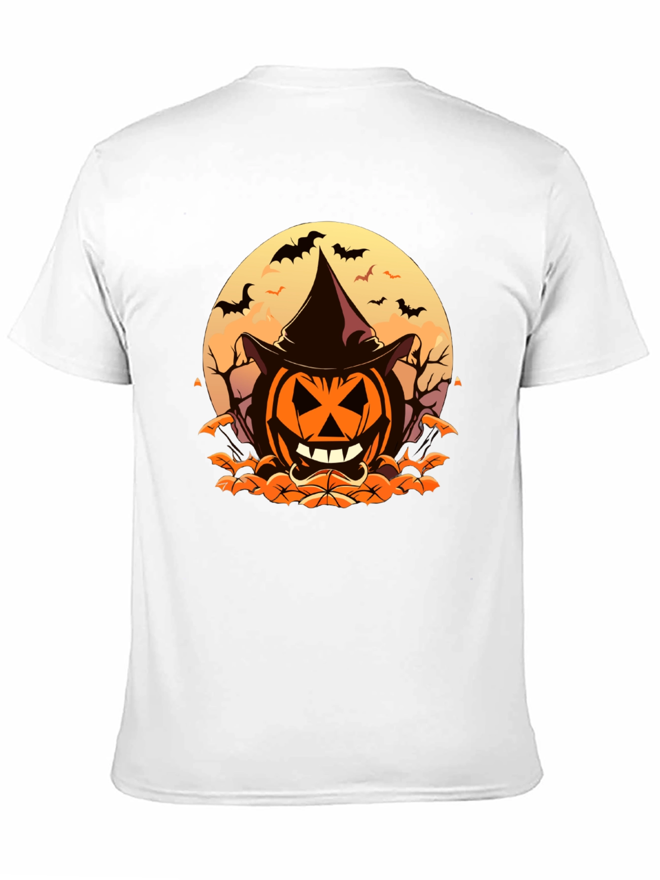 Halloween Pumpkin Witch T-Shirt - Spooky Season