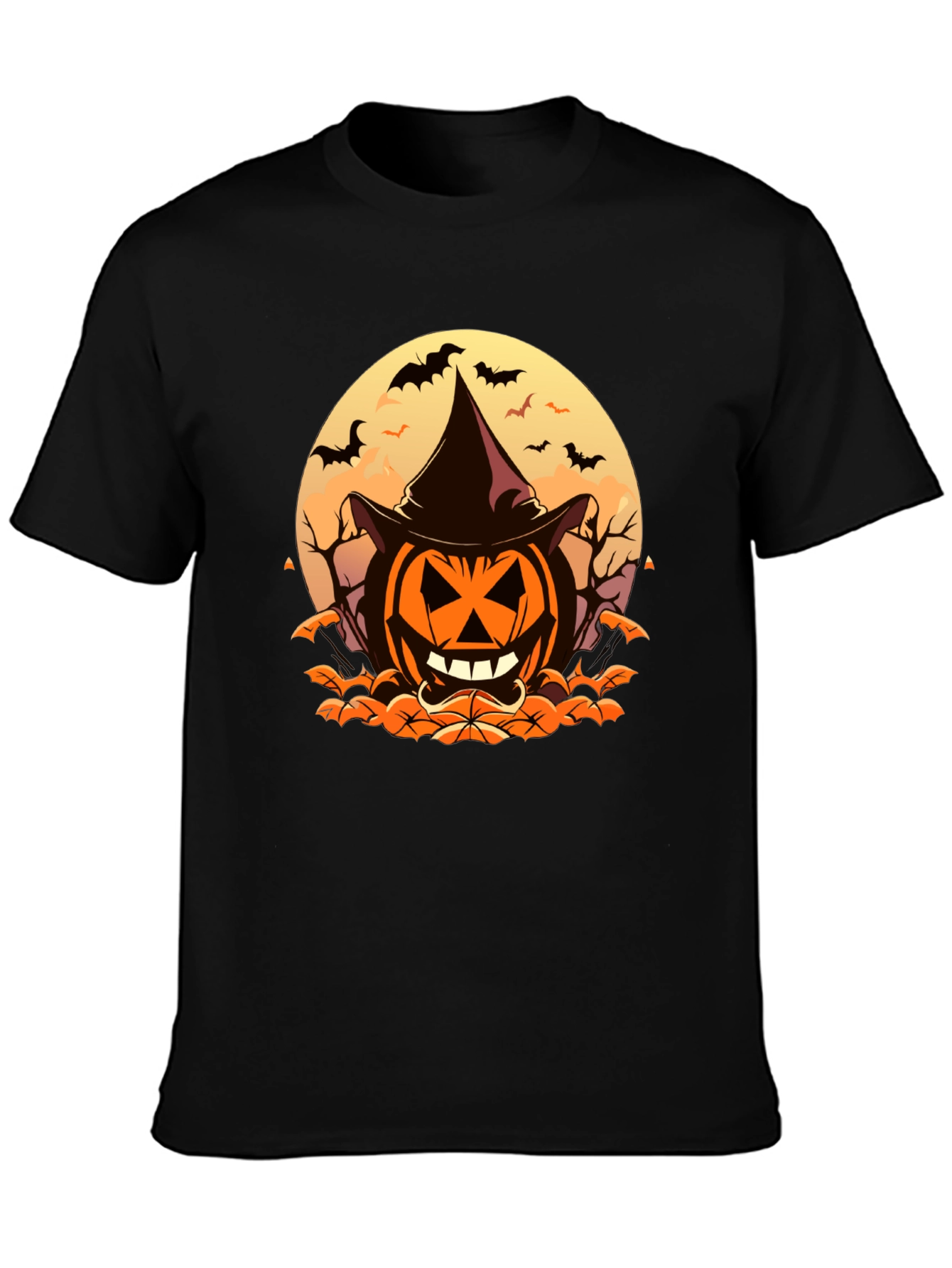 Halloween Pumpkin Witch T-Shirt - Spooky Season