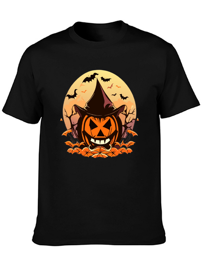 Halloween Pumpkin Witch T-Shirt - Spooky Season
