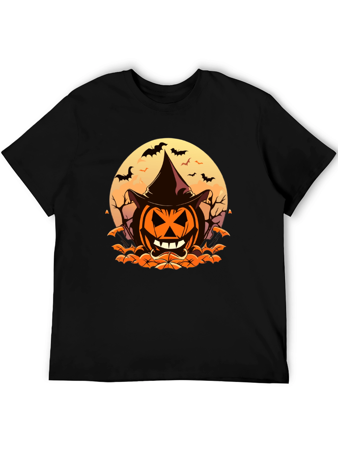 Halloween Pumpkin Witch T-Shirt - Spooky Season