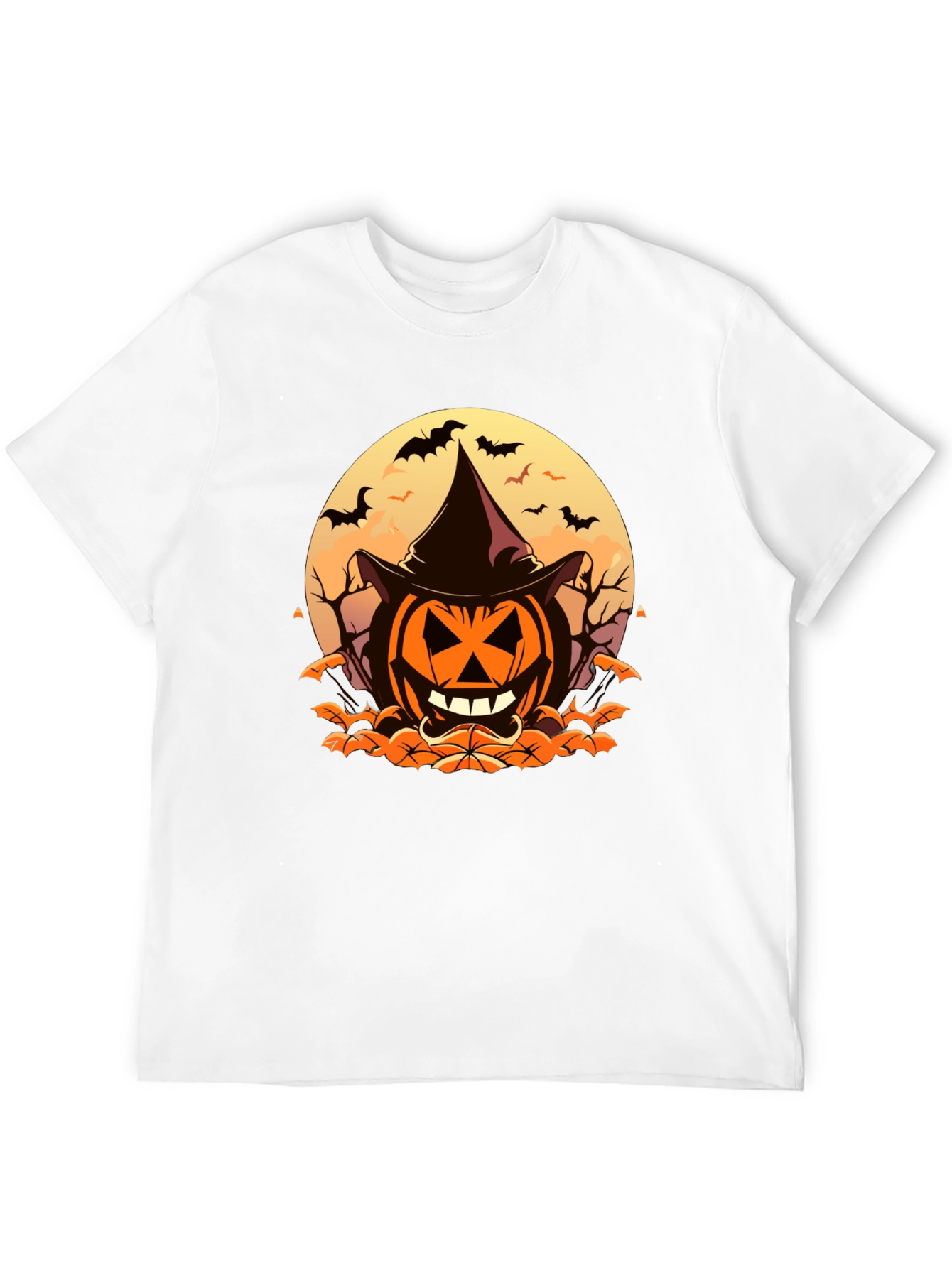 Halloween Pumpkin Witch T-Shirt - Spooky Season