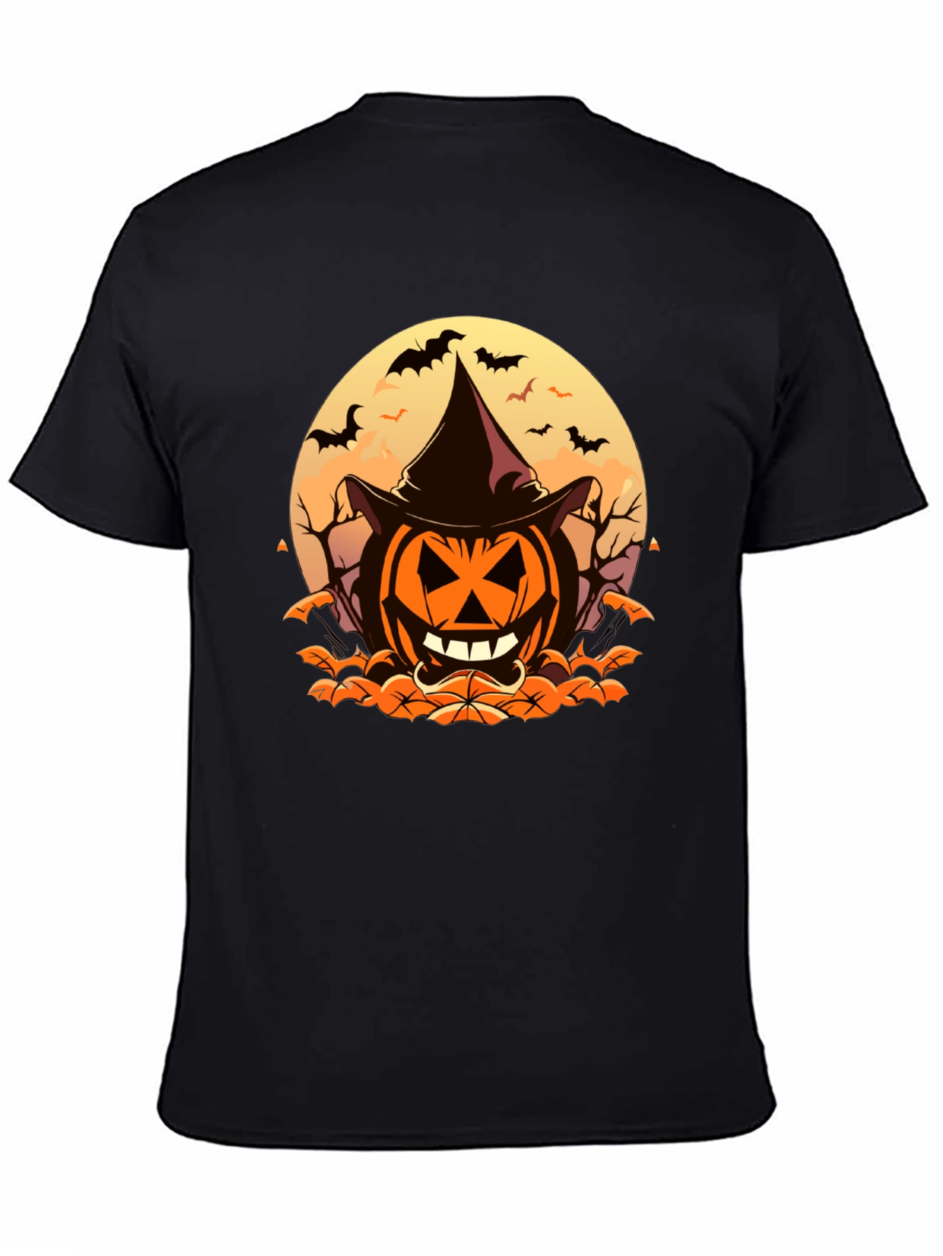 Halloween Pumpkin Witch T-Shirt - Spooky Season