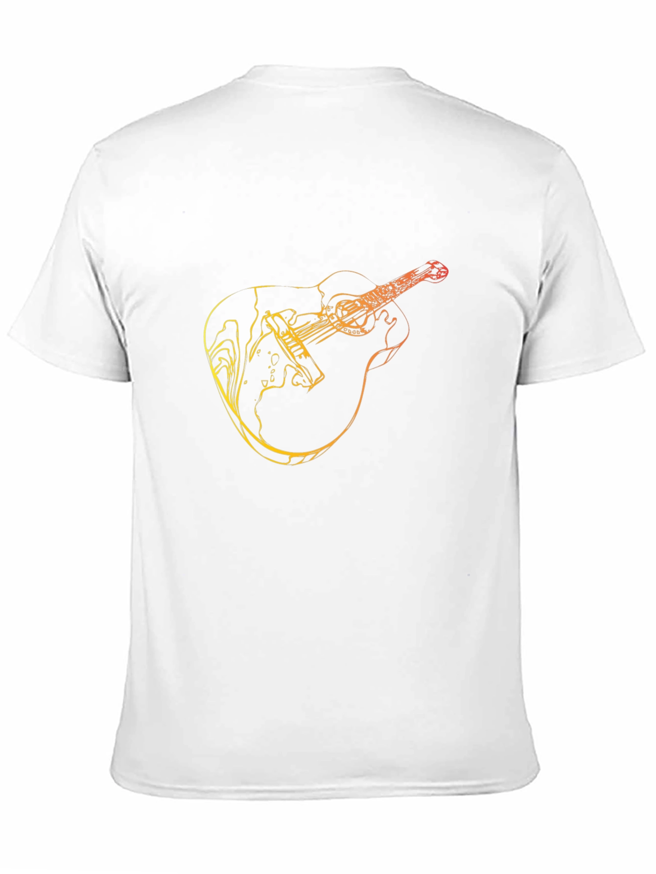 Guitar Graphic Tee - Black Mens T-Shirt