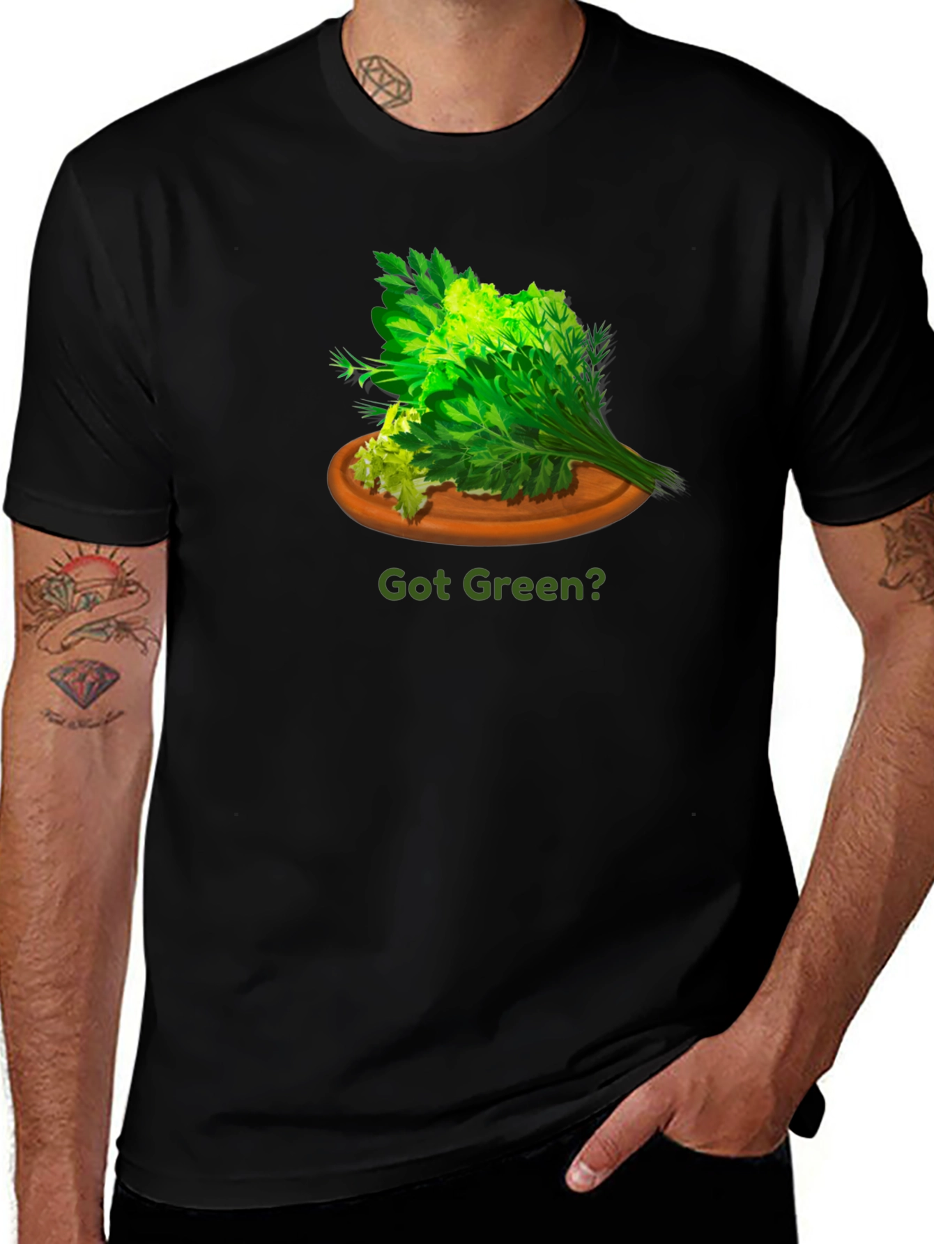 Got Green? Graphic T-Shirt - Herb Garden Tee