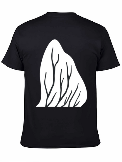 Mountain Trees Graphic Tee - Black