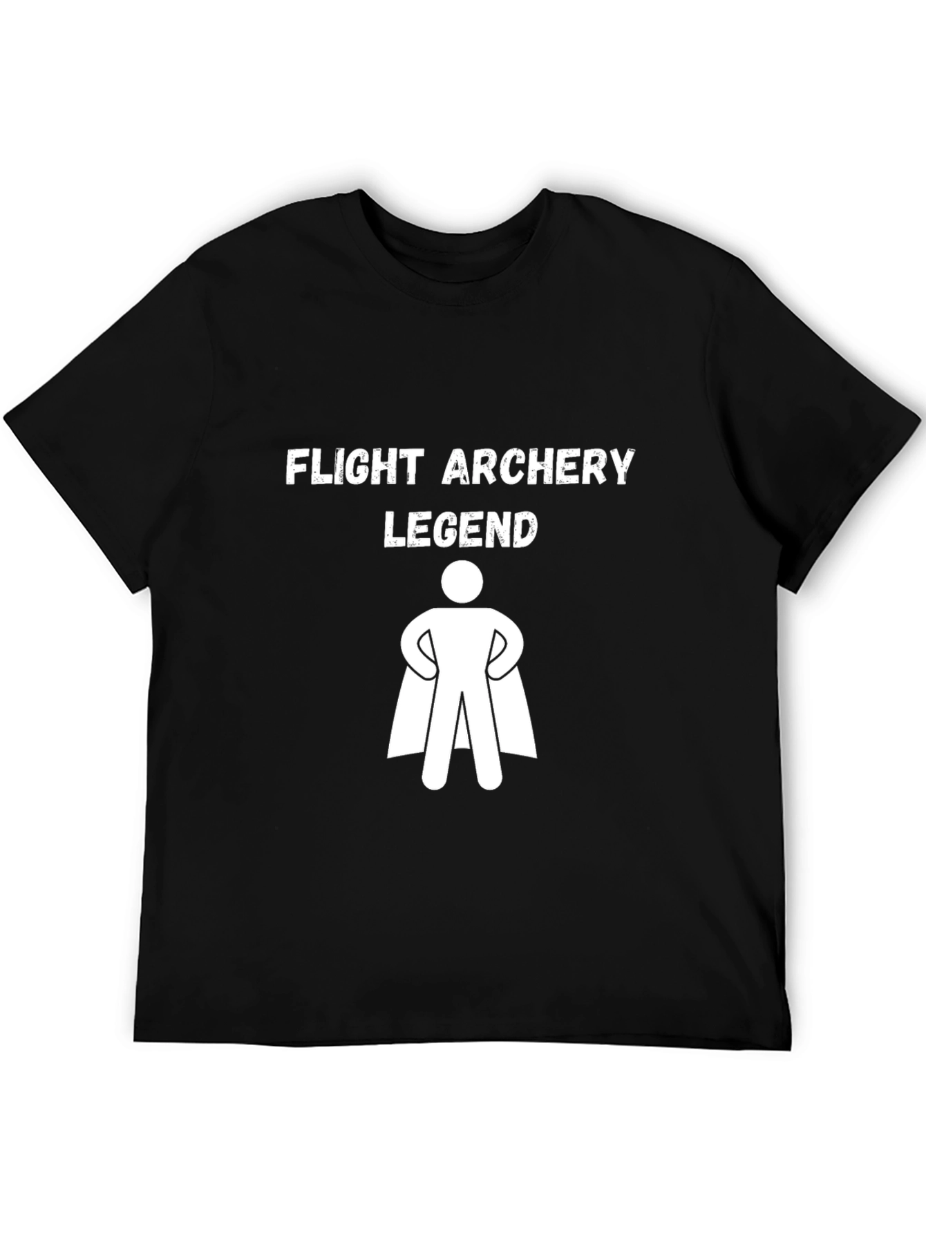 Flight Archery Legend T-Shirt: Black Cotton Tee