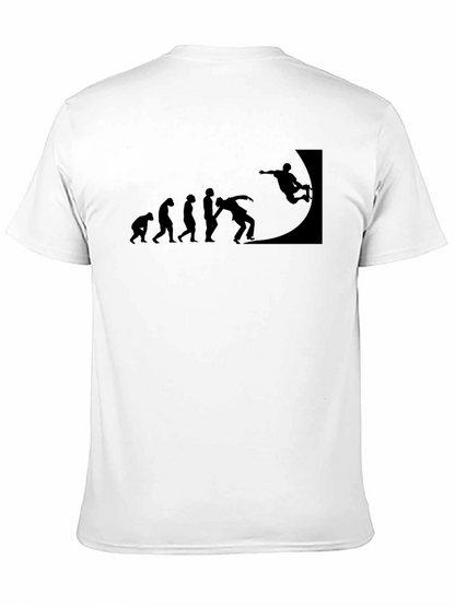 Skateboarding Evolution Black T-Shirt