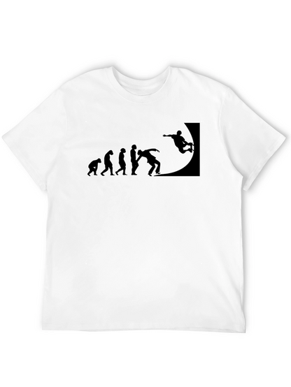Skateboarding Evolution Black T-Shirt