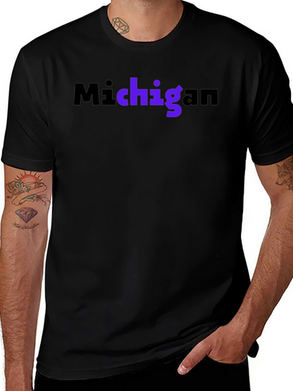 Michigan Graphic T-Shirt - Black